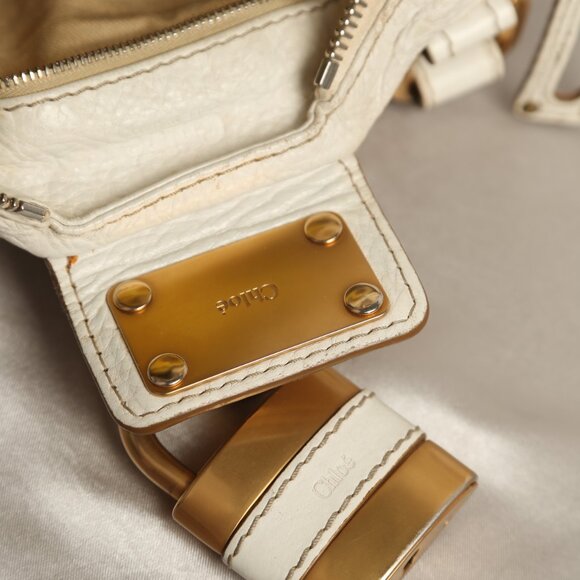 CHLOE Paddington Shoulder Bag White - Picture 15 of 16